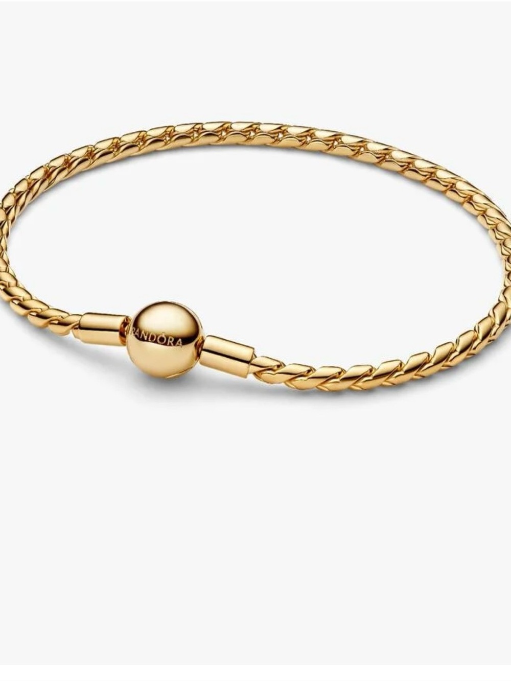 Pandora Round Clasp Wing Chain Bracelet
